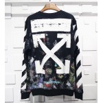   off-white OW 17ss Starry Series Round Collar Sweater