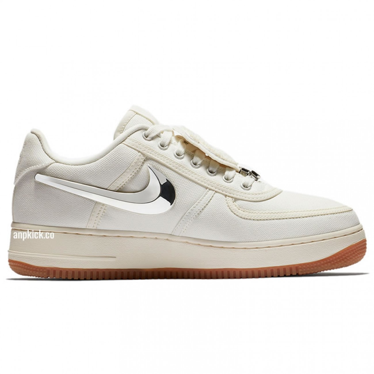 Travis Scott x Nike Air Force 1 Low "Sail" Release Date For Sale AQ4211-101