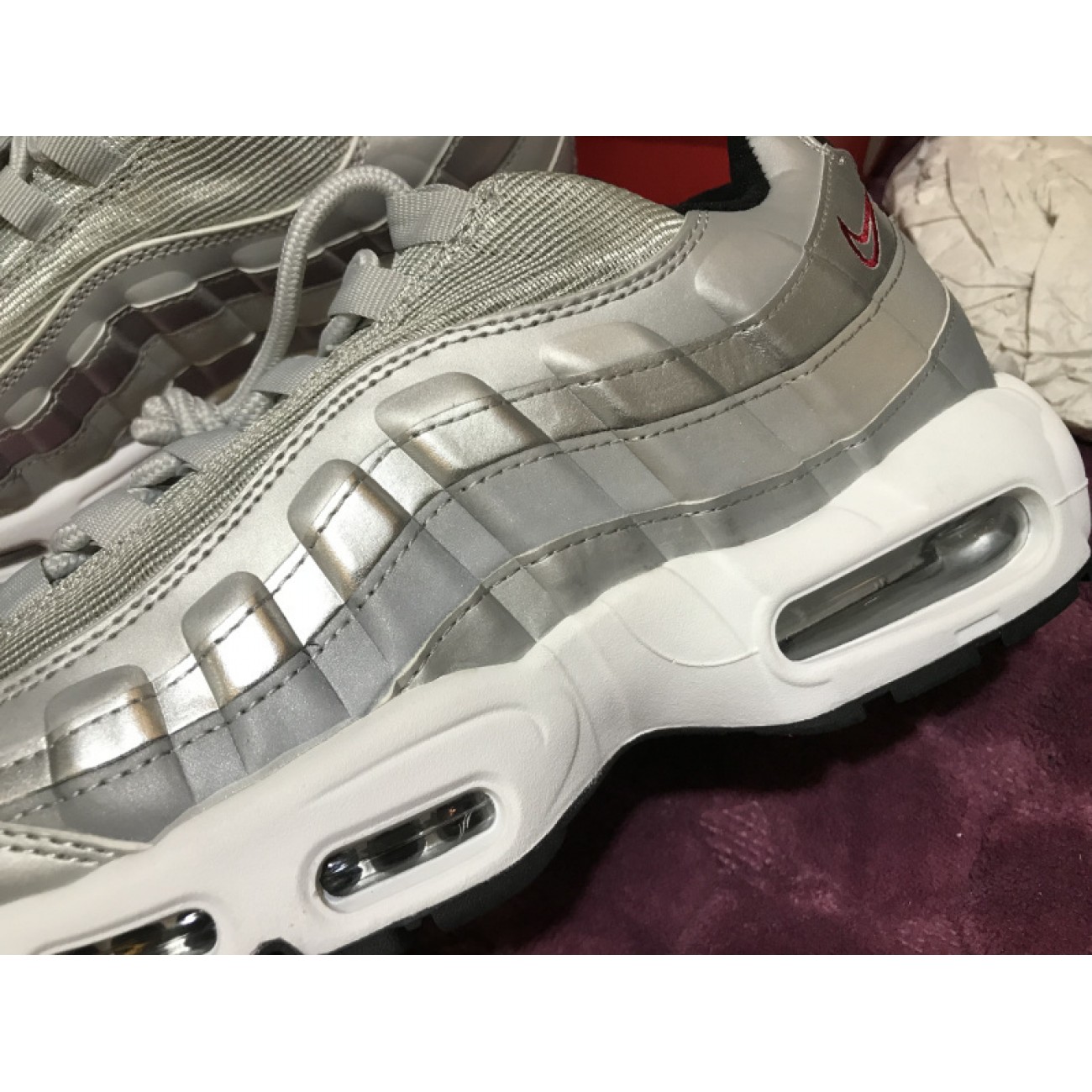 Nike Air Max 95 Premium QS Silver Bullet 918359-001