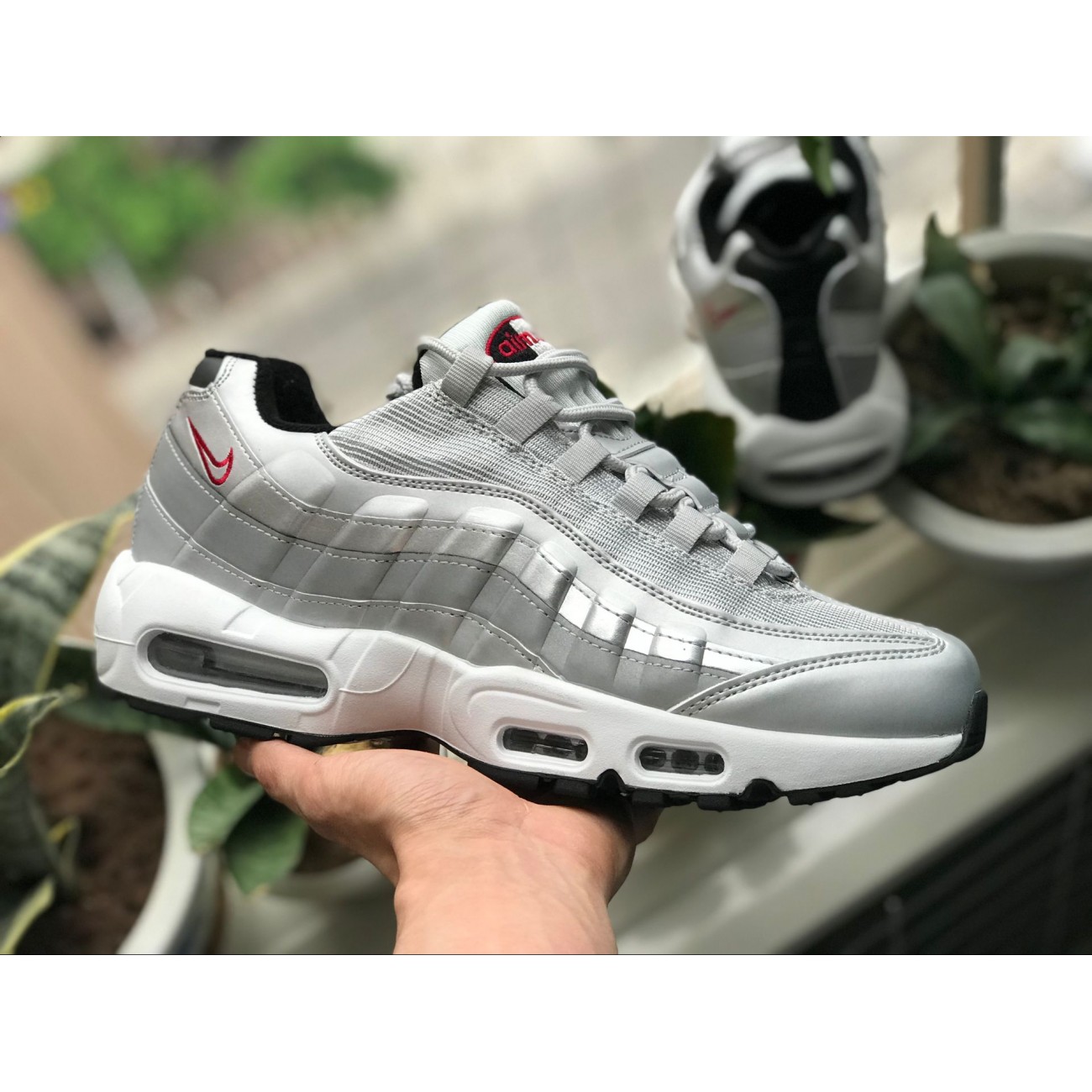 Nike Air Max 95 Premium QS Silver Bullet 918359-001