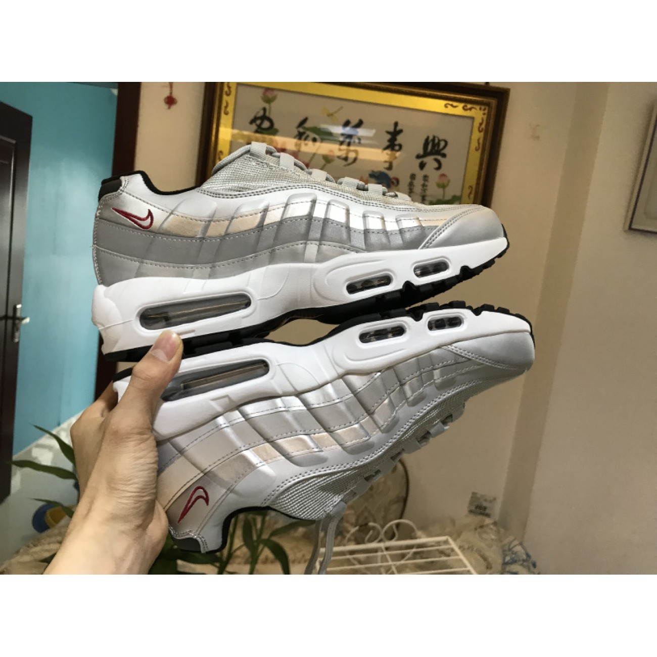 Nike Air Max 95 Premium QS Silver Bullet 918359-001