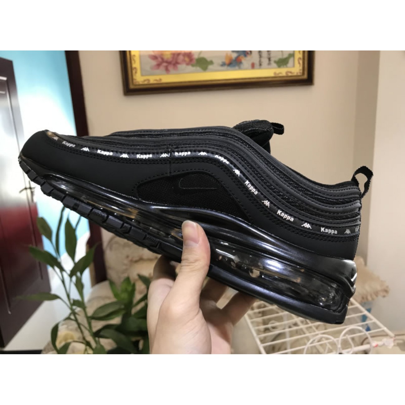 Nike Air Max 97 x Kappa Black Silver AJ1986-007