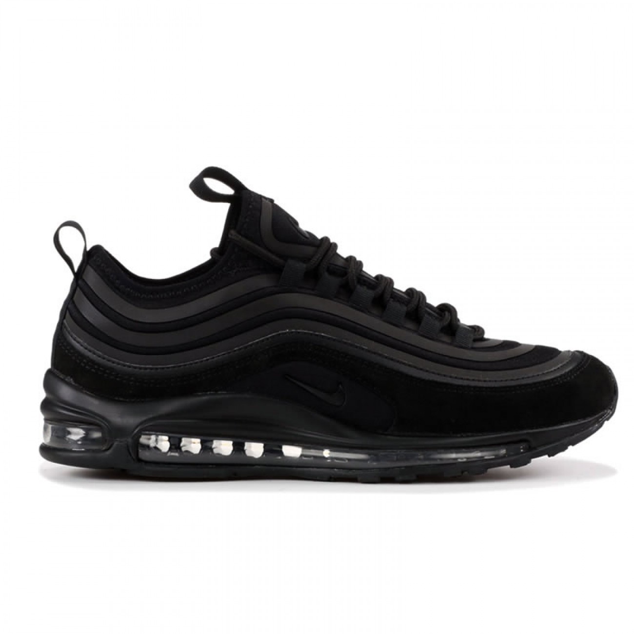 Nike Air Max 97 UL 17 SE Ultra Suede "Triple Black" 924452-001