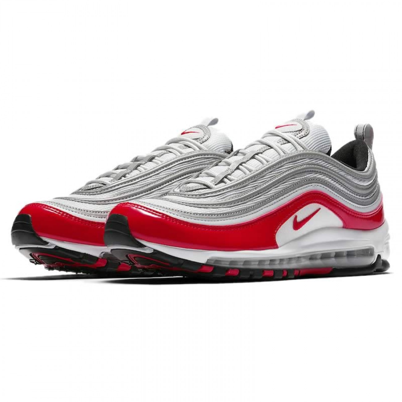 Nike Air Max 97 "University Red / Silver" Mens Womens Shoes 921826-009