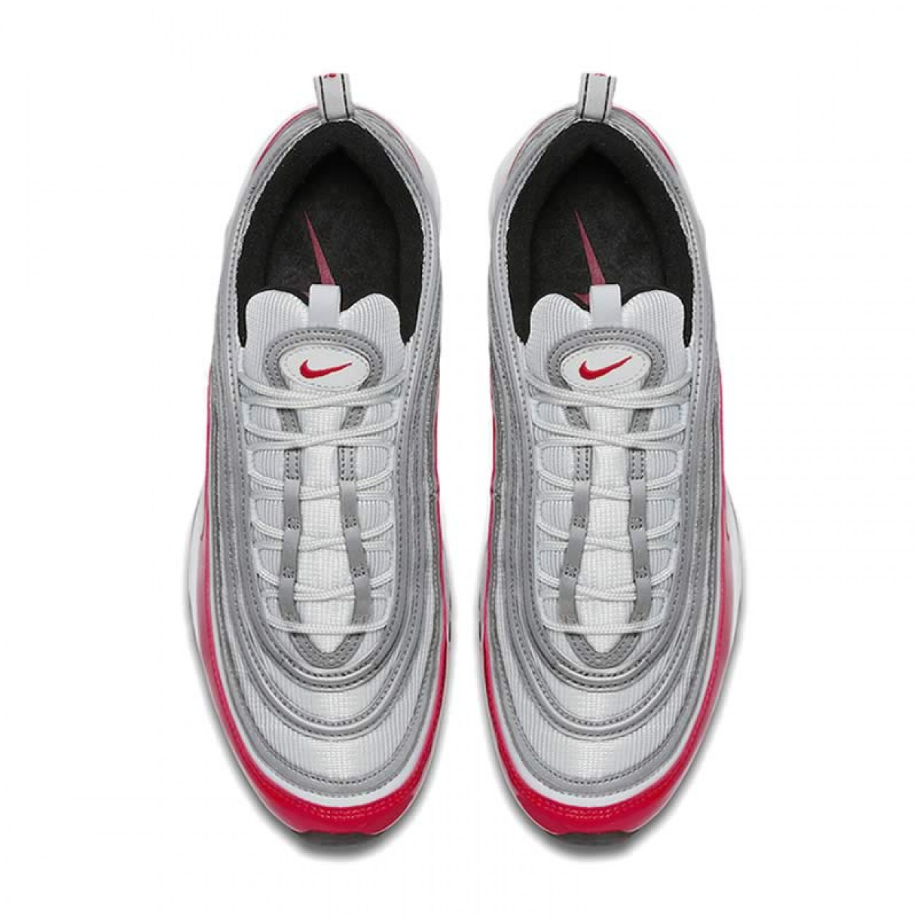 Nike Air Max 97 "University Red / Silver" Mens Womens Shoes 921826-009