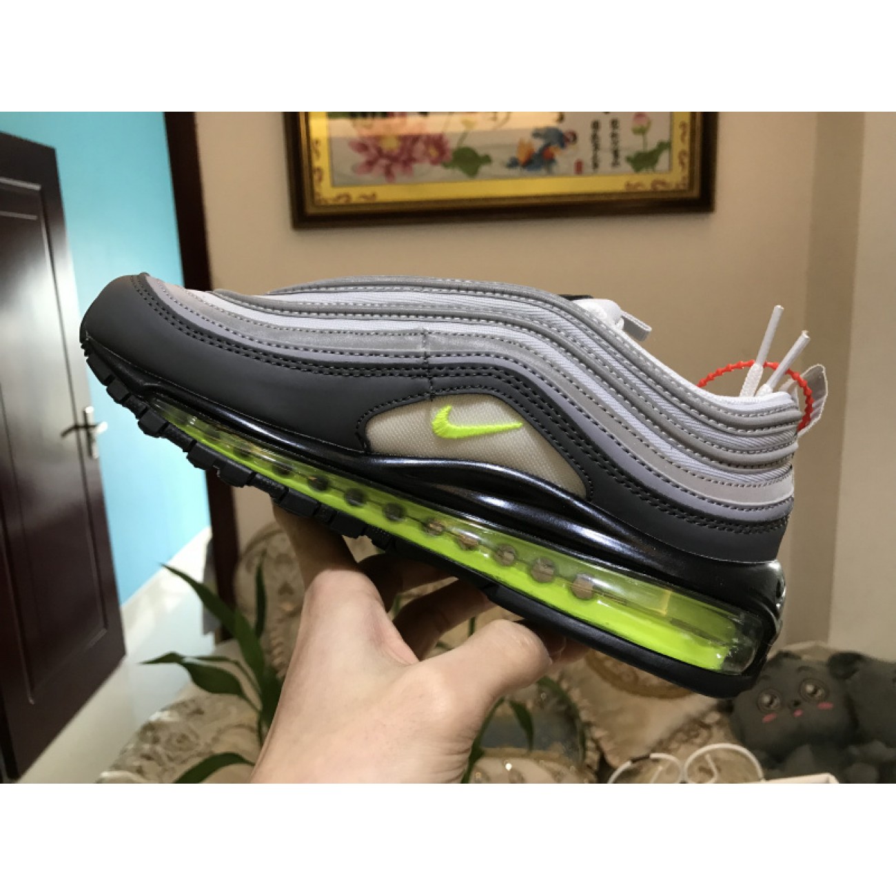 Wmns Nike Air Max 97 Volt Dark Grey 921733-003