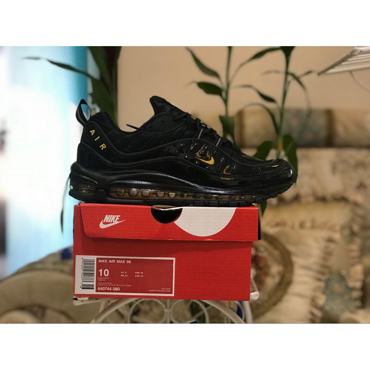 Nike Air Max 98 Black Yellow 640744-080