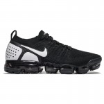 Nike Air VaporMax Flyknit 2.0 Black/White Mens Womens Running Shoes 942842-010