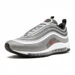 NIKE AIR MAX 97 ULTRA METALLIC SILVER/VARSITY RED