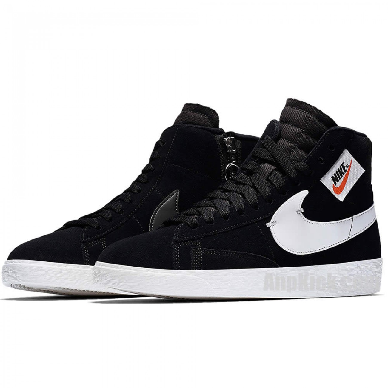 Nike Blazer Mid Rebel Womens Shoe Sneaker Black/White BQ4022-001