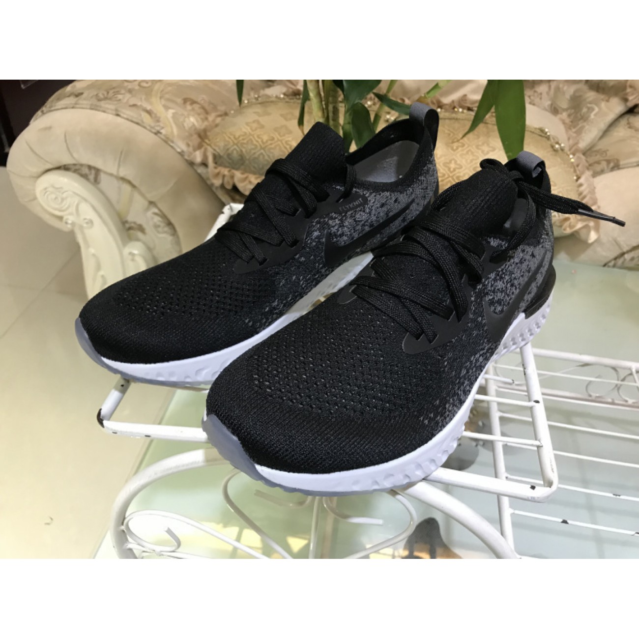 Nike Epic React Flyknit Black White AQ0067-001