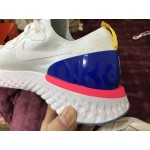 Nike Epic React Flyknit White Racer Blue AQ0067-101