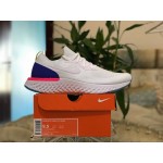 Nike Epic React Flyknit White Racer Blue AQ0067-101