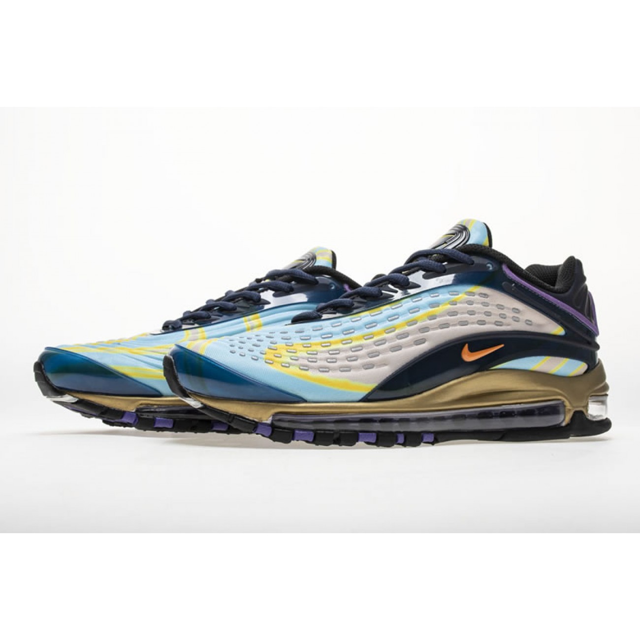 Nike Air Max Deluxe Midnight Navy Laser Orange AQ1272-400