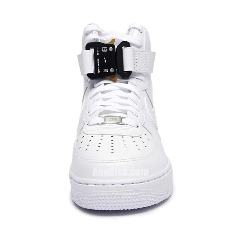 '1017 ALYX 9SM' x Nike Air Force 1 All White High Shoes 315123-111