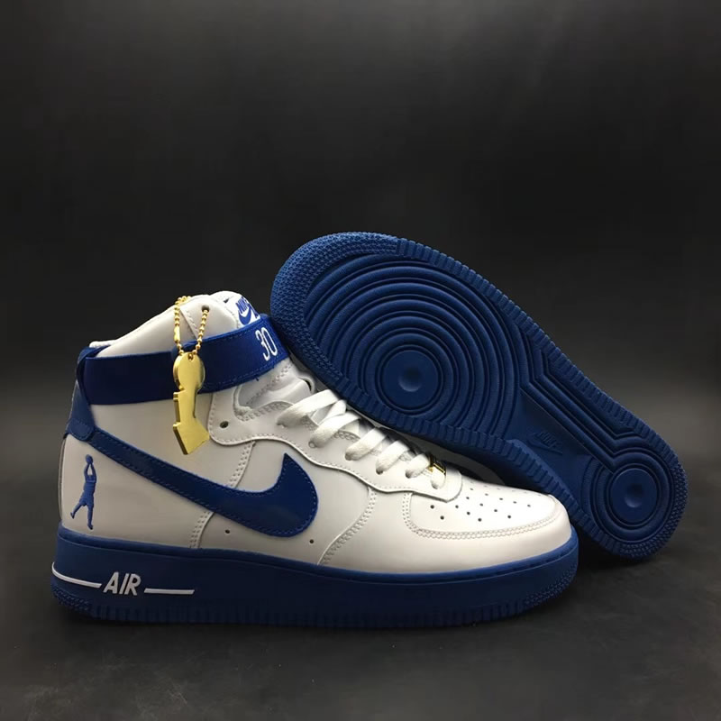 Nike Air Force 1 High 'Sheed Rude Awakening' White/Bluejay AQ4229-100