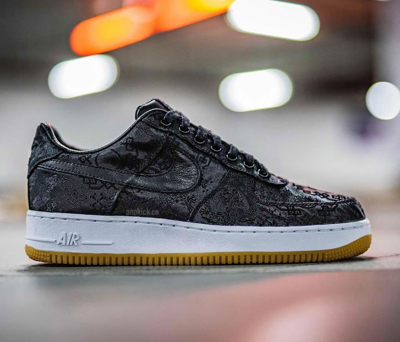 Fragment Clot Nike Air Force 1 Black Af1 Low Shoes Cz3986 001 (11) - newkick.app