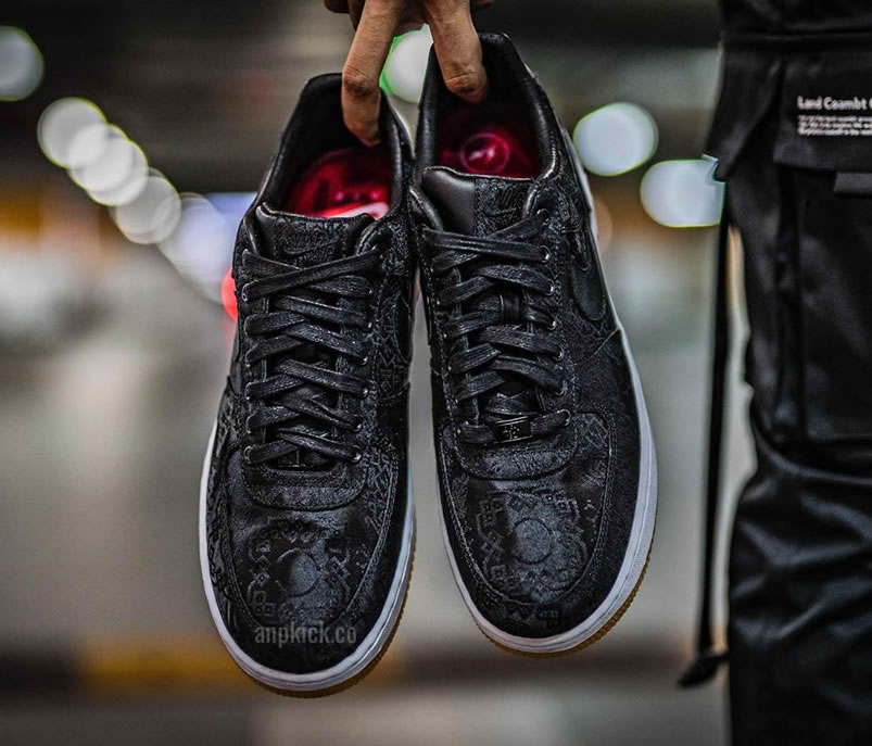 Fragment Clot Nike Air Force 1 Black Af1 Low Shoes Cz3986 001 (9) - newkick.app