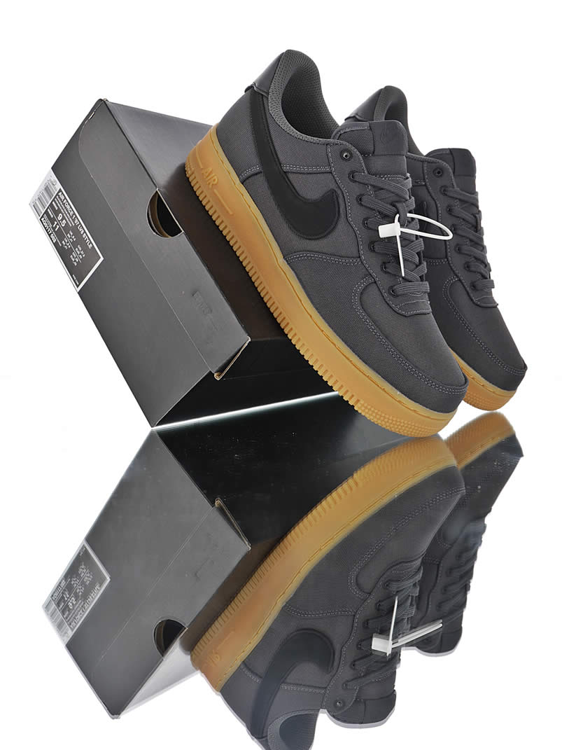 Nike Air Force 1 07 Lv8 Style Black Gum Shoes Aq0117 002 (5) - newkick.app