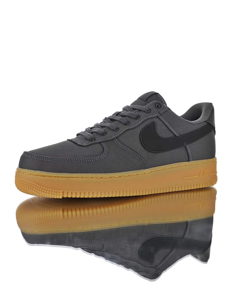 Nike Air Force 1 07 Lv8 Style Black Gum Shoes Aq0117 002 Pics (2) - newkick.app