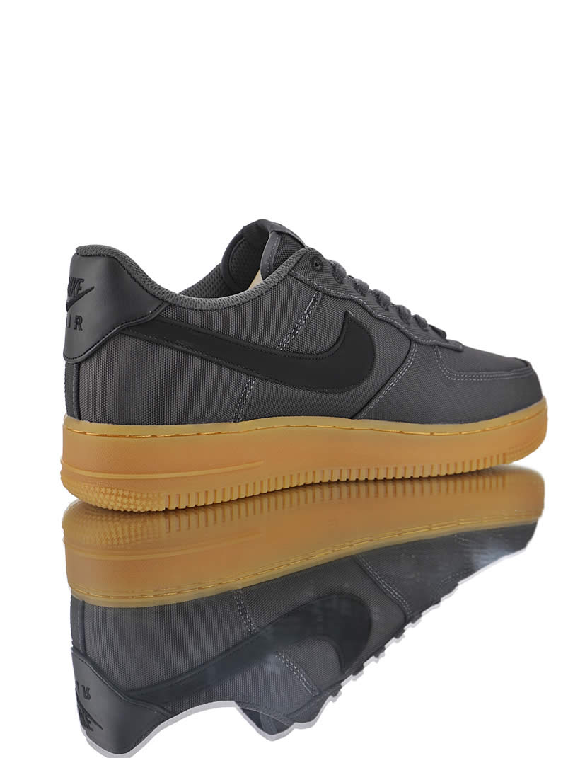 Nike Air Force 1 07 Lv8 Style Black Gum Shoes Aq0117 002 Pics (3) - newkick.app