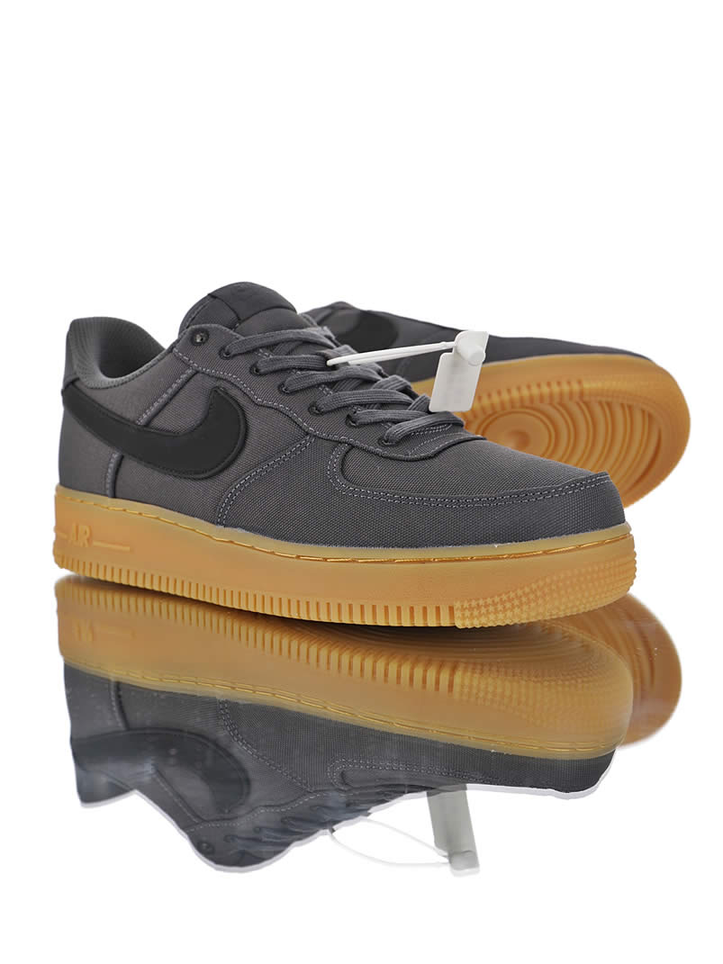 Nike Air Force 1 07 Lv8 Style Black Gum Shoes Aq0117 002 Pics (5) - newkick.app