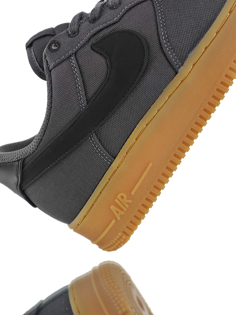 Nike Air Force 1 07 Lv8 Style Black Gum Shoes Aq0117 002 Pics (9) - newkick.app