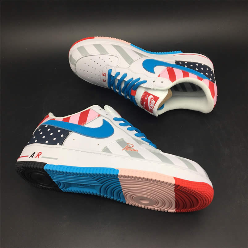 Nike Air Force 1 Af1 Parra Shoes Ah8462 100 Pics (11) - newkick.app