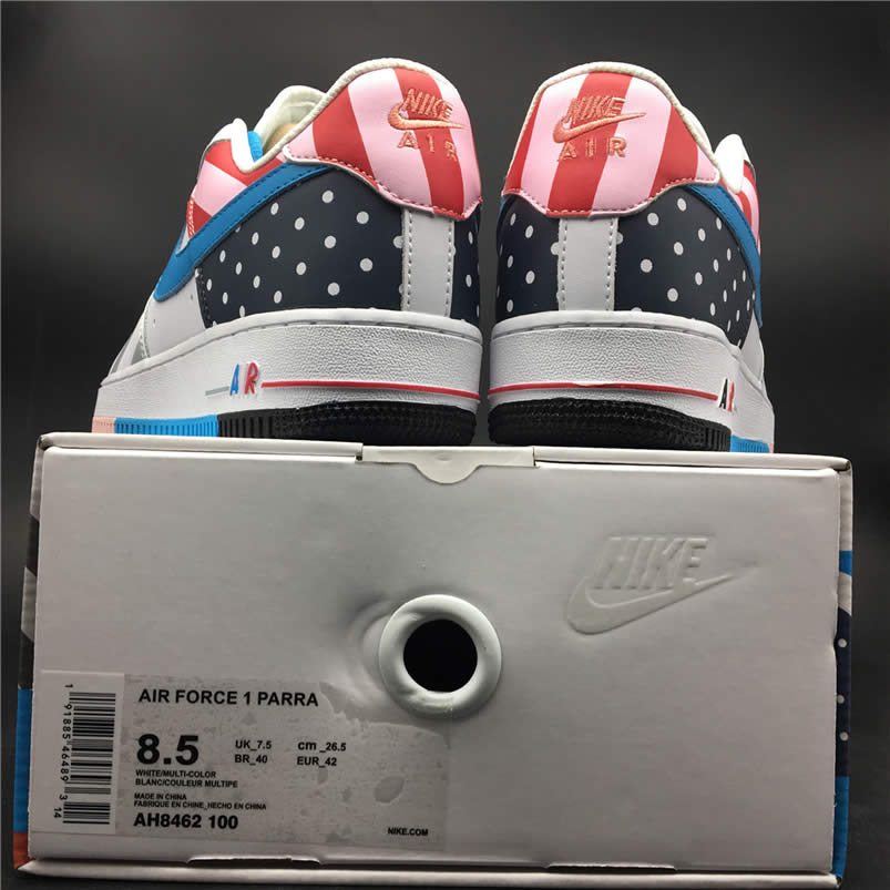 Nike Air Force 1 Af1 Parra Shoes Ah8462 100 Pics (13) - newkick.app