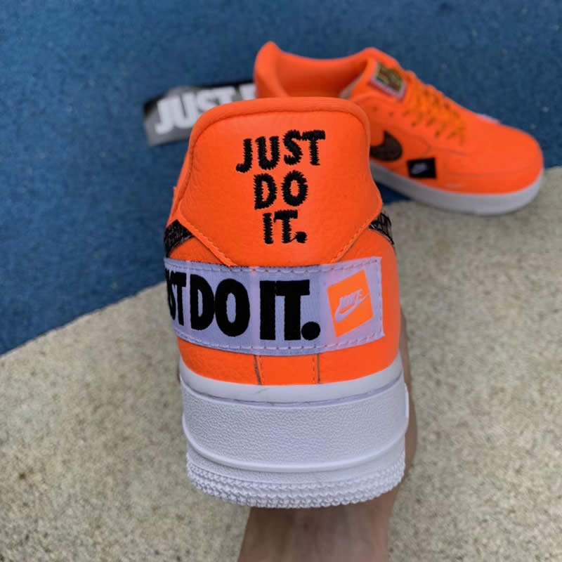 nike air force 1 low orange just do it 905345-800