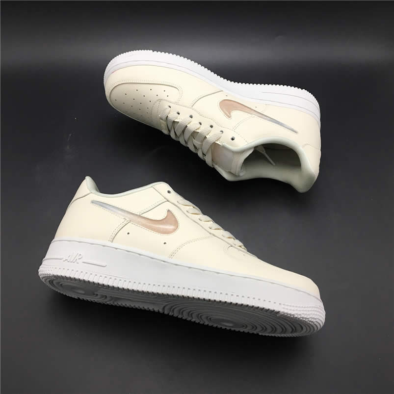 Nike Air Force 1 Womens Jelly Puff Wmns Af1 Low For Sale Pale Ivory Shoes Ah6827 100 (1) - newkick.app