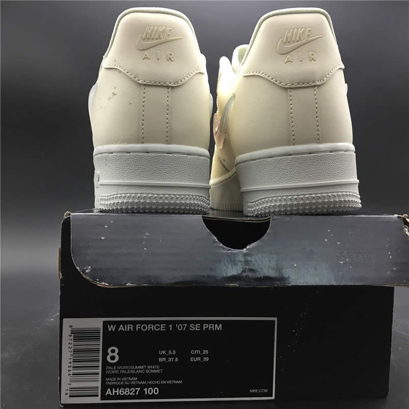 Nike Air Force 1 Womens Jelly Puff Wmns Af1 Low For Sale Pale Ivory Shoes Ah6827 100 (16) - newkick.app