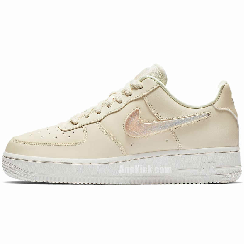 Nike Air Force 1 Womens Jelly Puff Wmns Af1 Low Pale Ivory Shoes Ah6827 100 (1) - newkick.app