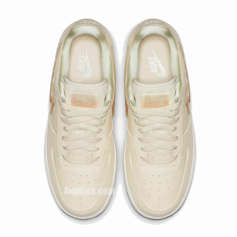 Nike Air Force 1 Womens Jelly Puff Wmns Af1 Low Pale Ivory Shoes Ah6827 100 (4) - newkick.app