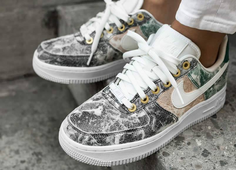 Womens Nike Air Force 1 Low 07 Lxx White Oil Grey On Feet Shoes Ao1017 100 (2) - newkick.app