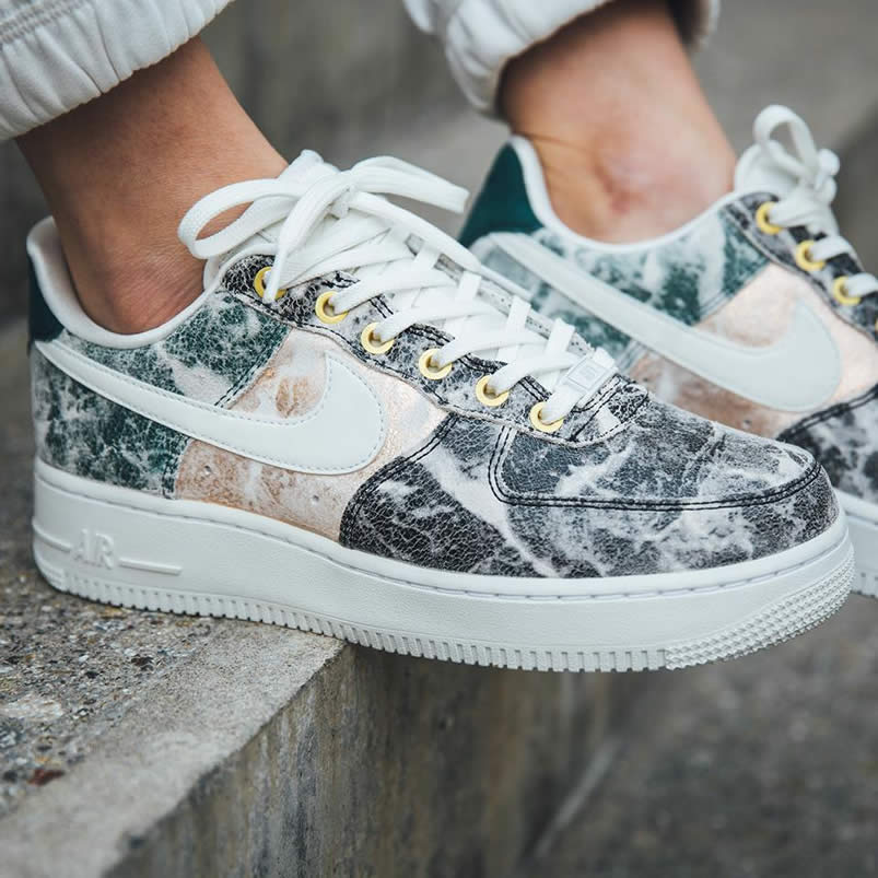 Womens Nike Air Force 1 Low 07 Lxx White Oil Grey On Feet Shoes Ao1017 100 (3) - newkick.app