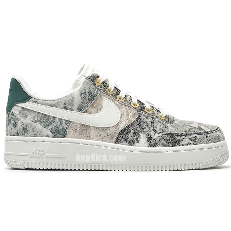 Womens Nike Air Force 1 Low 07 Lxx White Oil Grey Shoes Ao1017 100 (3) - newkick.app