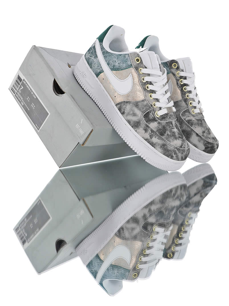 Womens Nike Air Force 1 Low 07 Lxx White Oil Grey Shoes Ao1017 100 Detail Pics (13) - newkick.app