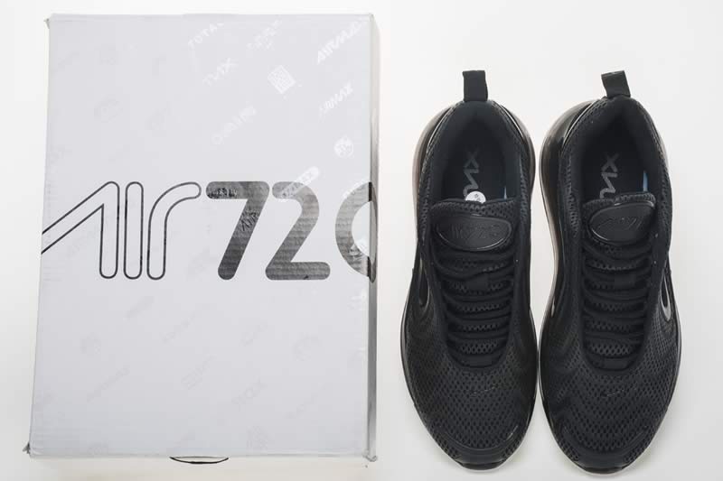 nike air max 720 all black men womens sneakers cheap sale