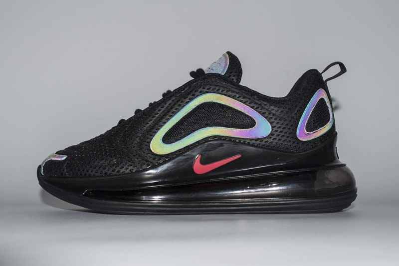 nike air max 720 black colorful men womens sneakers cheap sale