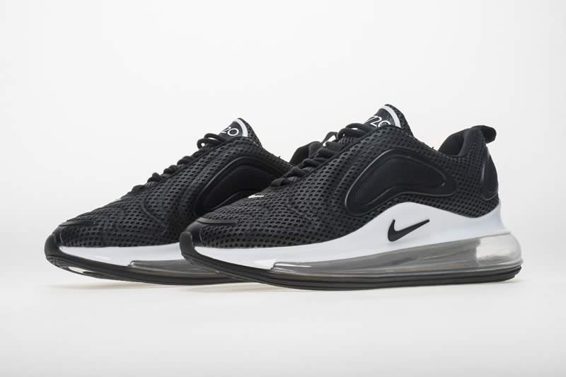 nike air max 720 black white men womens sneakers cheap sale