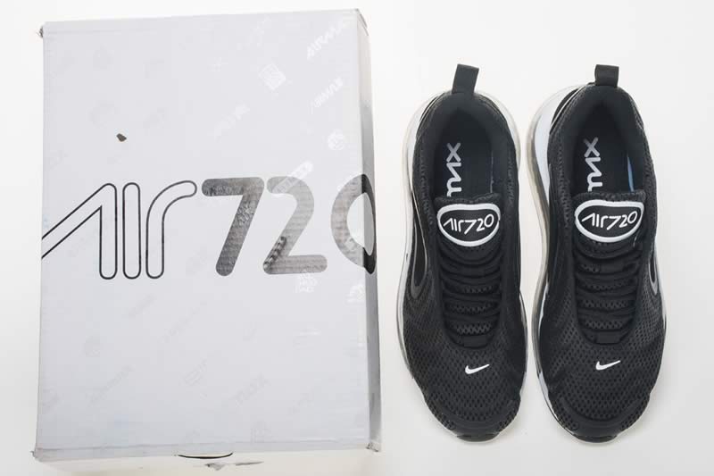 nike air max 720 black white men womens sneakers cheap sale