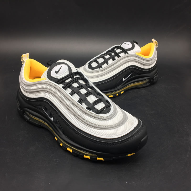 Nike Air Max 97 Amarillo Black/White/Yellow Mens Womens Shoes Release Date 921522-005