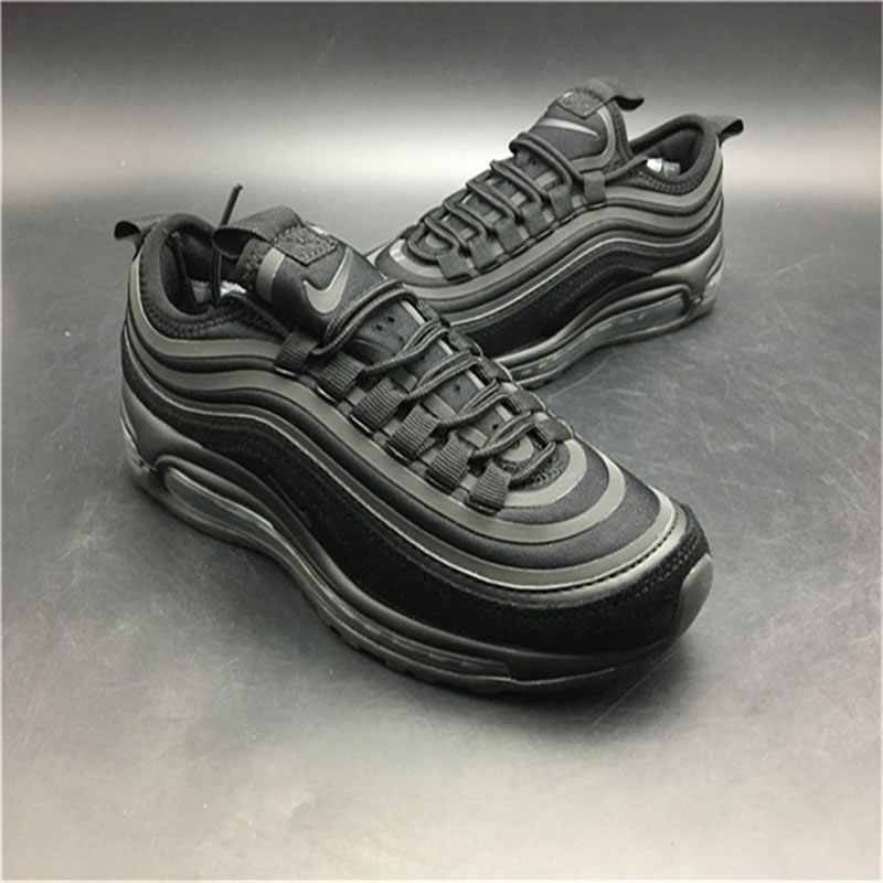 Nike Air Max 97 UL 17 SE Ultra Suede 'Triple Black' Mens Womens Shoes Release Date 924452-001