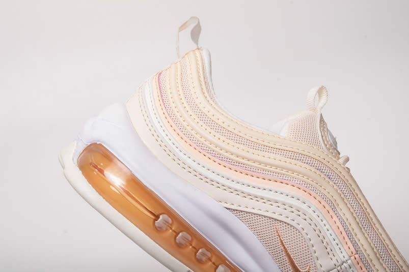 Wmns Nike Air Max 97 'Guava Ice' White Womens Pink Orange Pics 921733-801