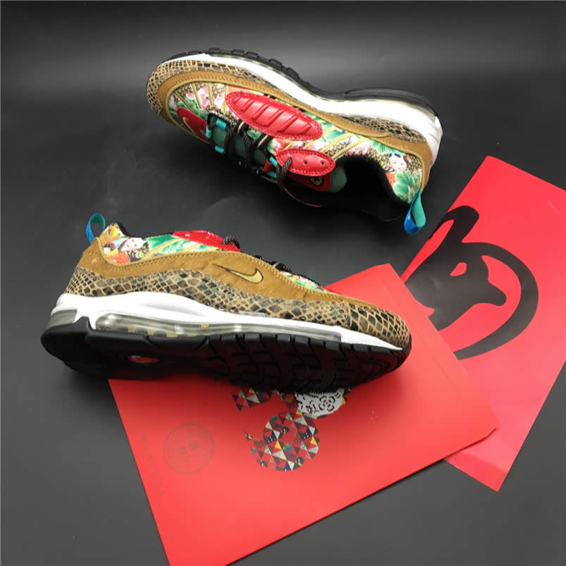 Nike Air Max 98 'Chinese New Year' TianJin Print CNY 2019 For Sale BV6649-708 Detail