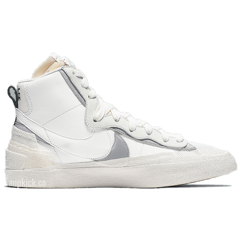 Sacai Nike Blazer Mid White Grey Bv0072 100 (2) - newkick.app