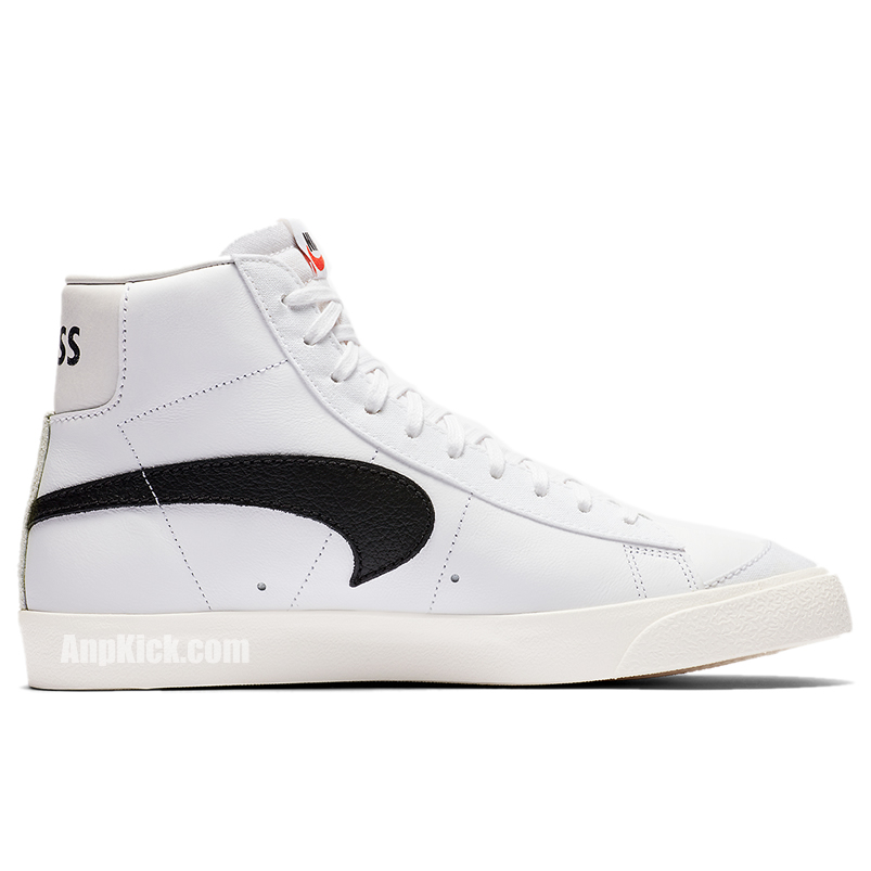 Slam Jam Nike Blazer Mid Class 1977 White Black Grey Cd8233 100 (2) - newkick.app