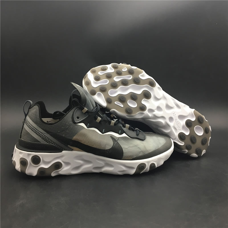 Undercover x Nike Epic React Element 87 Anthracite Black White AQ1090-001