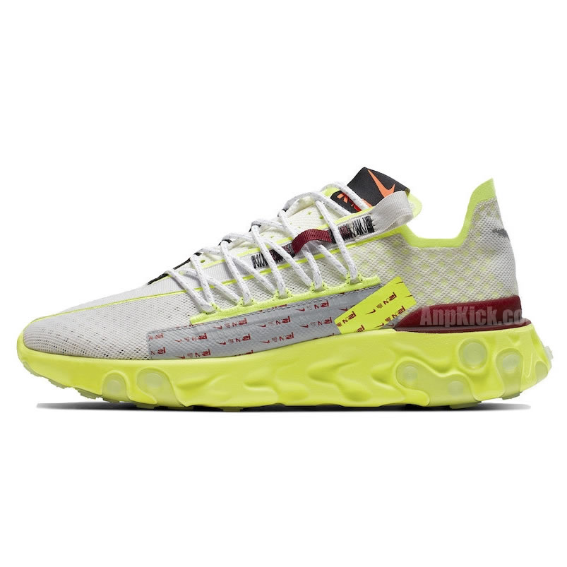 Nike React Wr Ispa Team Red Volt Ct2692 002 (1) - newkick.app